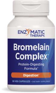 Bromelain is a protein-digesting enzyme from pineapple which supports healthy digestion and supports the body's natural anti-inflammatory response..